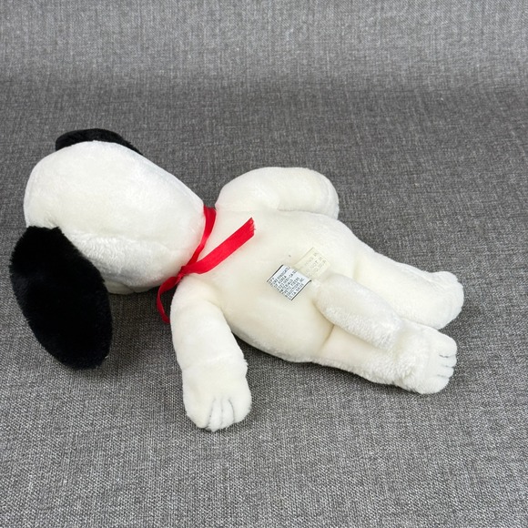 Vintage United Syndicate Snoopy Plush‎ Toy Plush with Red Ribbon 11" - Picture 7 of 9